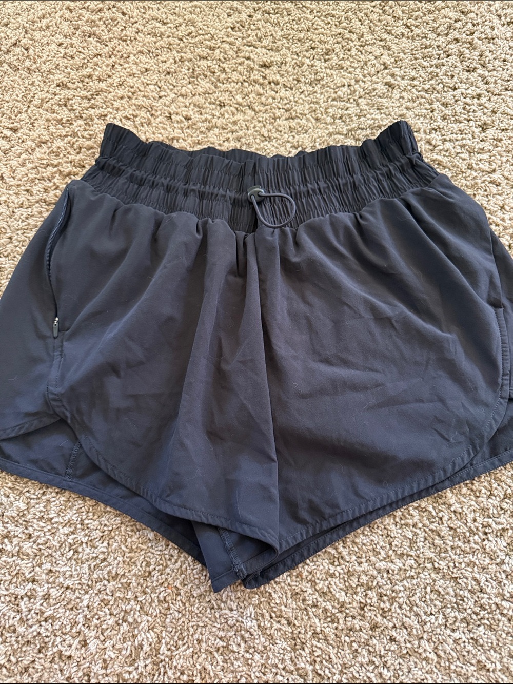 Target Black Women's Athletic Drawcord Shorts